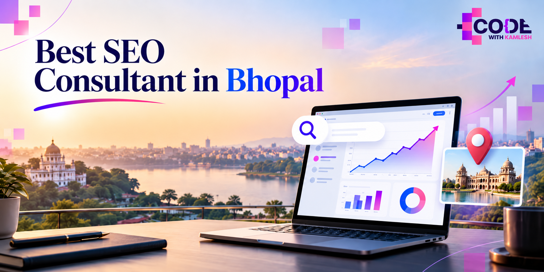 Alt Text: Best SEO Consultant in Bhopal providing professional SEO and local search optimization services – Code With Kamlesh